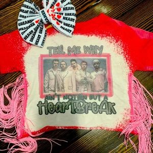 Backstreet Boys fringe t-shirt